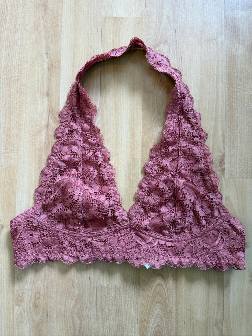 Free People Intimately Galloon Lace Halter Bra size Small